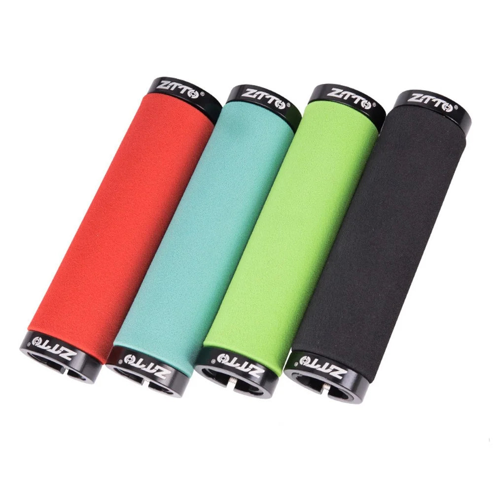 ZTTO AG36 Bicycle Handlebar Grips Double Side Lock-on Sponge Handle Grip - Black - 3