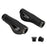 ZTTO AG61 1 Pair Bike Handlebar Grip Liquid Silicone Shock Absorption Anti-slip Bicycle Handlebar Grips - Black - 1