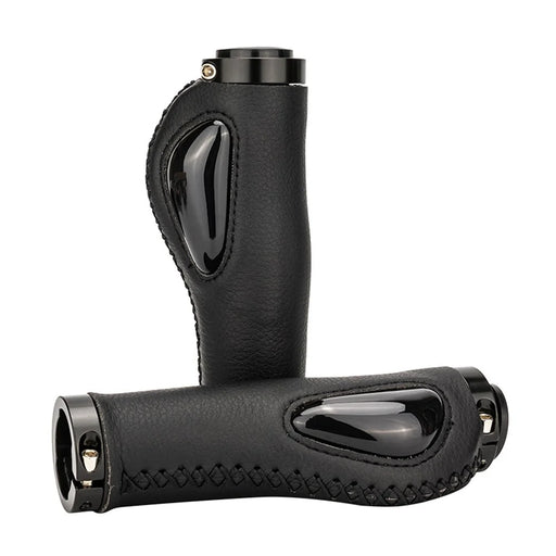 ZTTO AG61 1 Pair Bike Handlebar Grip Liquid Silicone Shock Absorption Anti-slip Bicycle Handlebar Grips - Black - 2