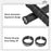 ZTTO AG38 Single-sided Locking Rubber Handlebar Grips MTB Bike Bicycle Handle Grips - Black - 2