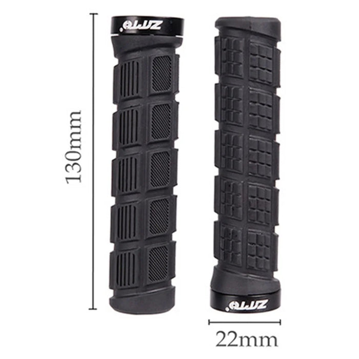 ZTTO AG38 Single-sided Locking Rubber Handlebar Grips MTB Bike Bicycle Handle Grips - Black - 5