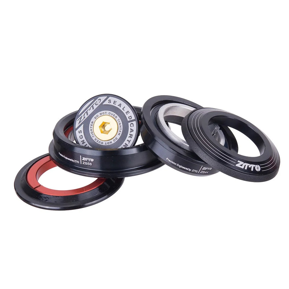 ZTTO 4455ST Aluminum Alloy Bike Headset Tapered / Straight Tube Front Fork Bearing Headset - 5