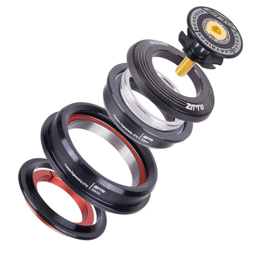 ZTTO 4456ST Aluminum Alloy Bike Bearing Headset Tapered / Straight Tube Front Fork Headset - 1