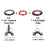 ZTTO 4456ST Aluminum Alloy Bike Bearing Headset Tapered / Straight Tube Front Fork Headset - 5