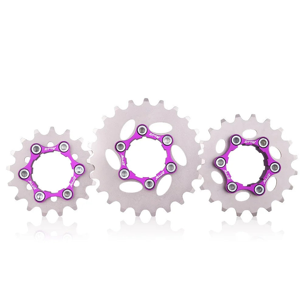 ZTTO 9ZYFL Steel MTB Bicycle Single Speed Cassette Cog Bike Sprocket Freewheel - 16T - 7
