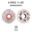 ZTTO Speed Bike Cassette 8 Speed Freewheel for Mountain Bike - 8 Speed / 11-28T - 2