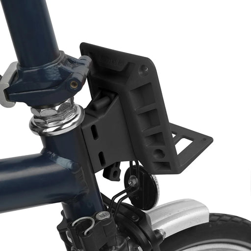RHINOWALK SK701 For Brompton Bicycle Front Carrier Block Load-Bearing Base DIY Bike Bag Mount Adapter - Black - 2