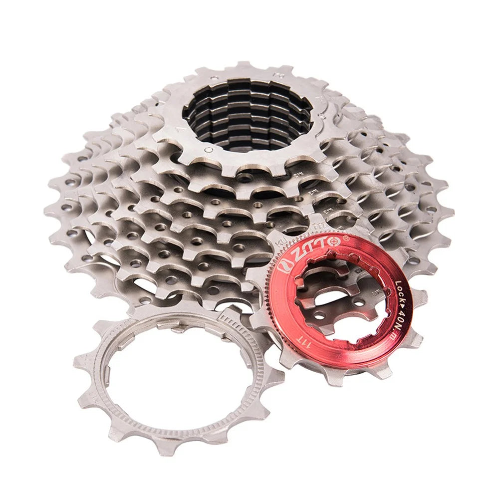 ZTTO 1028Y Bicycle Steel Flywheel Road Bike Hollow 10 Speed 11-28T Cassette Flywheel - 4