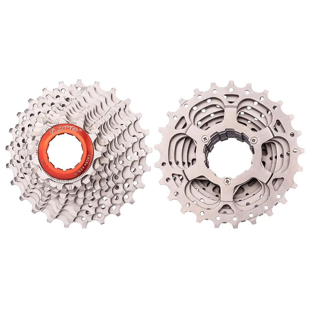 ZTTO Road Bike 11 Speed Flywheel Silver Bicycle Cassette Replacement Part - 11T-25T - 1