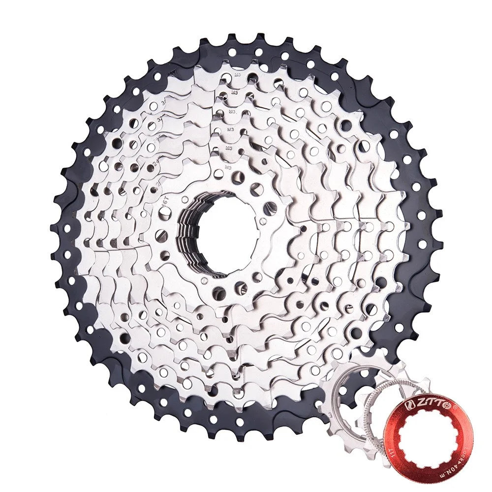 ZTTO 942HY 9 Speed 11T-42T Road Bike Cassette MTB Bicycle Steel Flywheel - 4