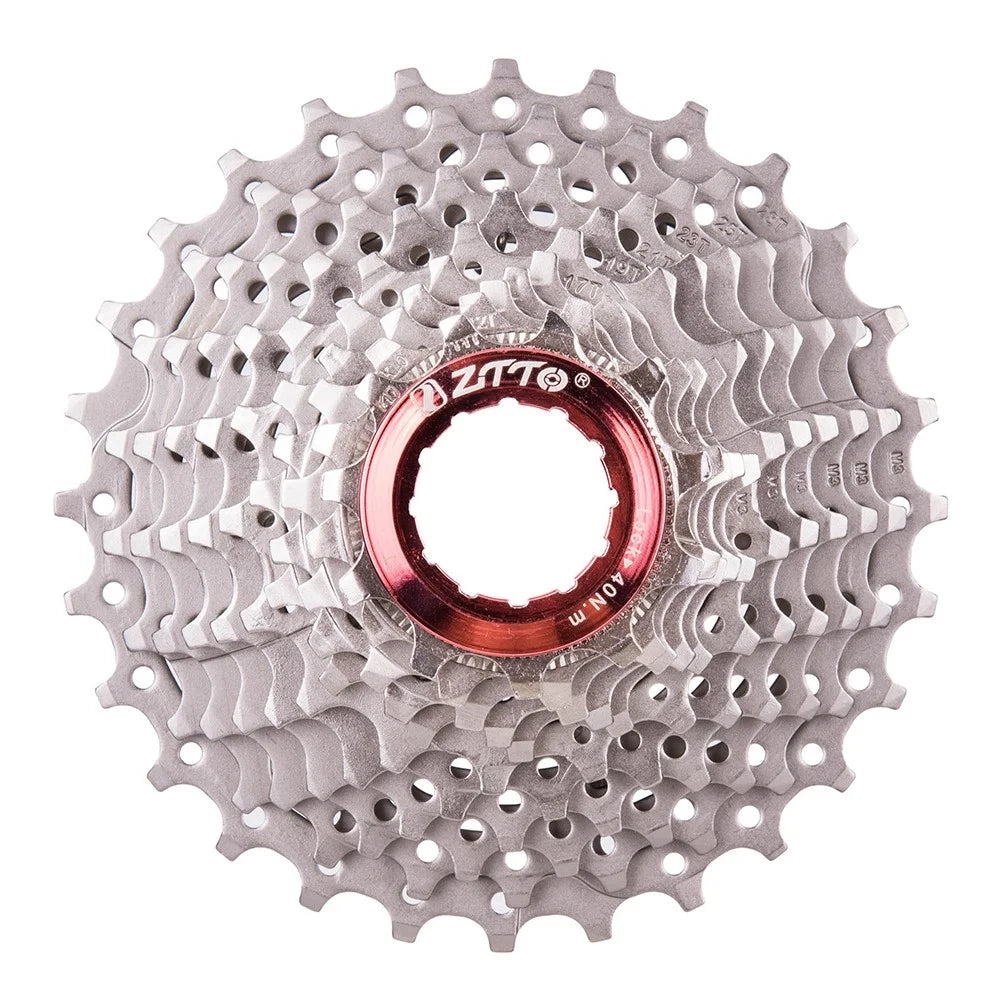 ZTTO 1128Y Hollow 11T-28T 11 Speed Bicycle Steel Flywheel Road Bike Cassette Flywheel - Silver - 1