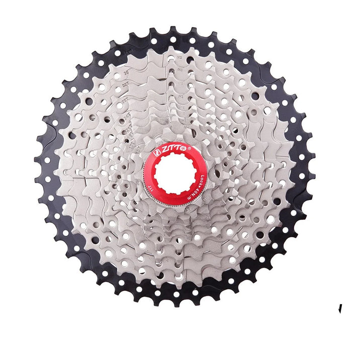 ZTTO 1142 Mountain Bike 11-42T Flywheel 11 Speed Bicycle Cassette Replacement Part - Black  /  Silver - 1