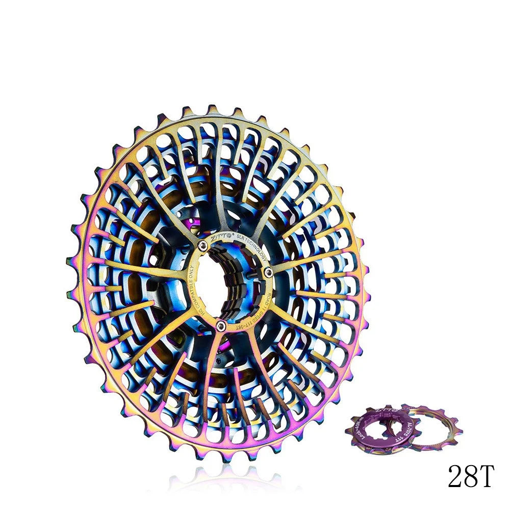ZTTO CNC MTB Flywheel 11 Speed Aluminum Alloy+Steel Bike Cassette Cycling Replacement Part - 11-28T - 1