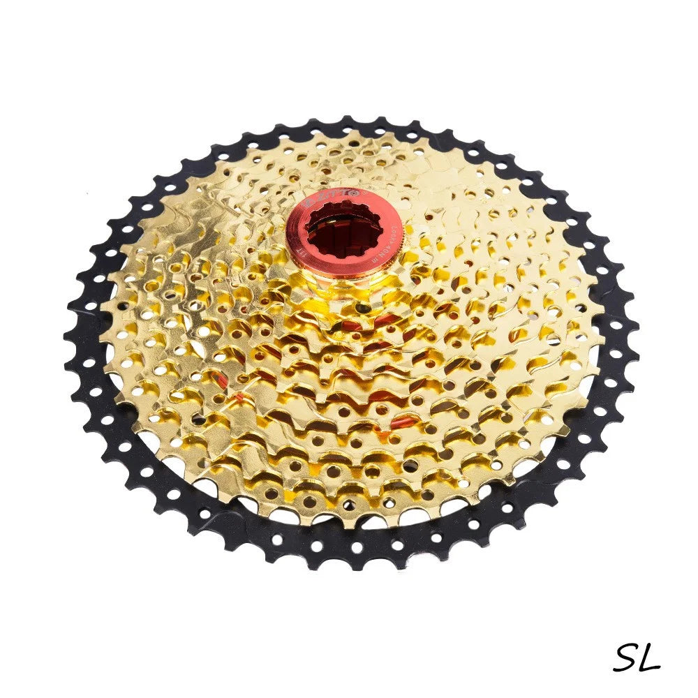 ZTTO 11S46T Steel Cassette for Mountain Bike 11 Speed Bike Flywheel Cycling Replacement Part - 11-46T SL (Red Double Aluminum Frame) - 1