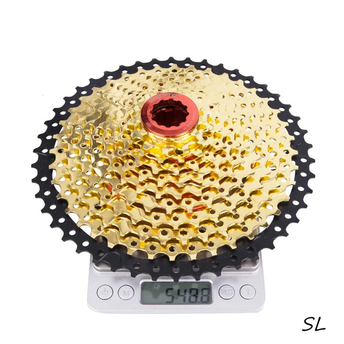 ZTTO 11S46T Steel Cassette for Mountain Bike 11 Speed Bike Flywheel Cycling Replacement Part - 11-46T SL (Red Double Aluminum Frame) - 5