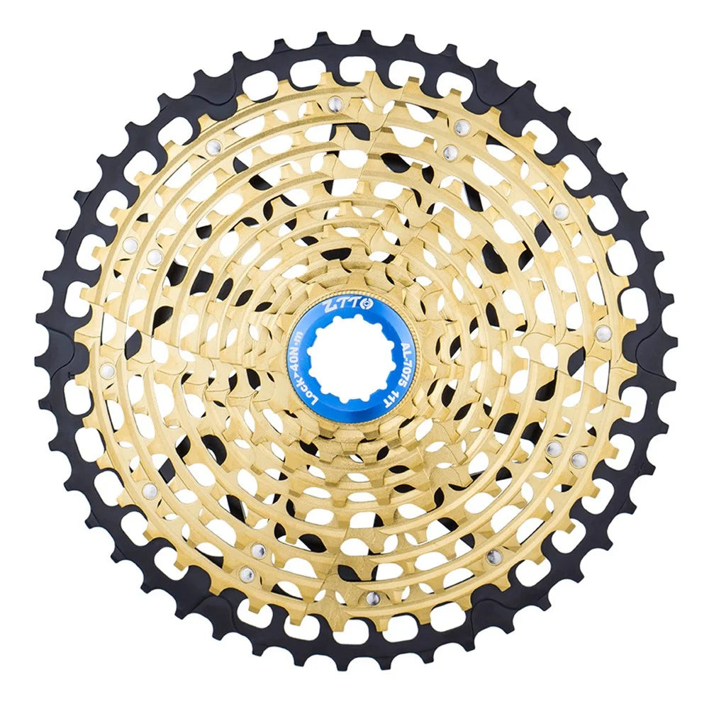 ZTTO 1250 Mountain Bicycle CNC Flywheel Ultra-light Hollow 11 Speed 11-46T Bike Racing Flywheel - Gold - 1