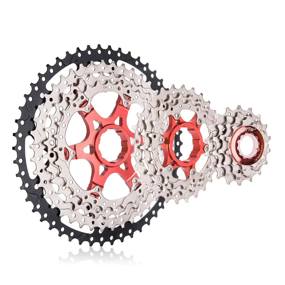 ZTTO 11S50T Hollow-Out MTB 11-50T Bike Steel Flywheel 11 Speed Bicycle Cassette - Silver - 1