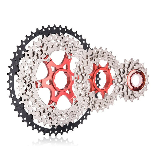 ZTTO 11S50T Hollow-Out MTB 11-50T Bike Steel Flywheel 11 Speed Bicycle Cassette - Silver - 1