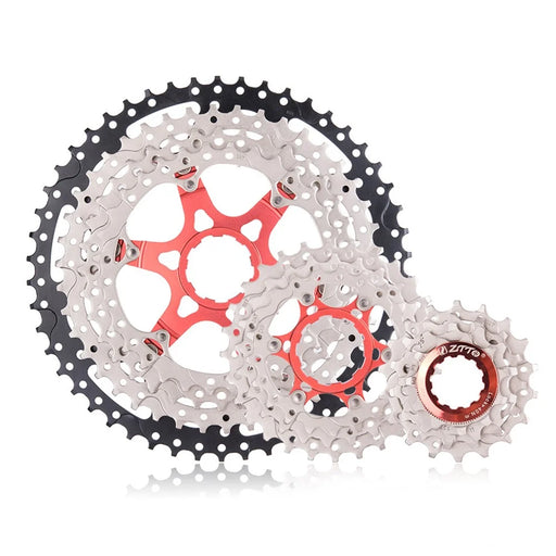 ZTTO 11S50T Hollow-Out MTB 11-50T Bike Steel Flywheel 11 Speed Bicycle Cassette - Silver - 2