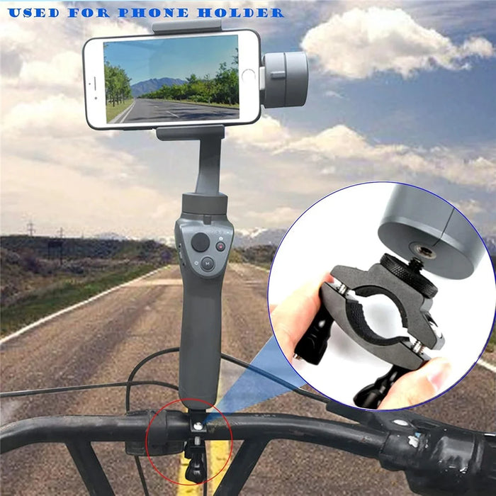 KF27870 Bike Camera Mount 1 / 4-inch Screw Adapter Bicycle Action Camera Bracket for GoPro / DJI Osmo - 5