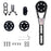 ENLEE Road Bike Carbon Fiber Computer Mount Holder to Connect Lights Action Camera - Long Size - 1