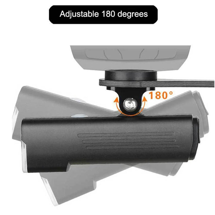 ENLEE Road Bike Carbon Fiber Computer Mount Holder to Connect Lights Action Camera - Long Size - 3