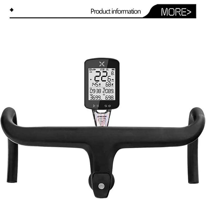 ENLEE Road Bike Carbon Fiber Computer Mount Holder to Connect Lights Action Camera - Long Size - 4