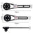ENLEE Road Bike Carbon Fiber Computer Mount Holder to Connect Lights Action Camera - Long Size - 6