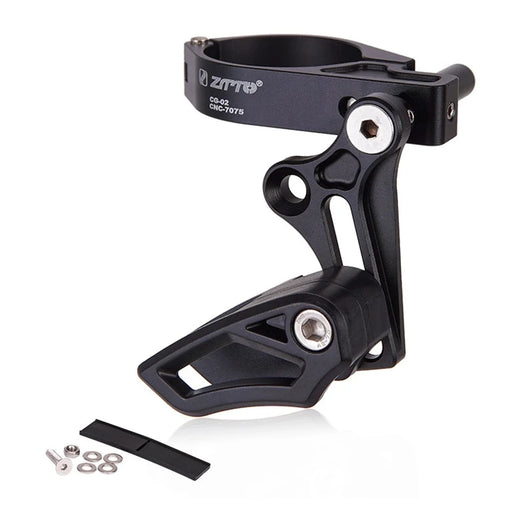 ZTTO CG-02 Road Bike Chain Guide Bicycle CNC Aluminum Alloy Chain Presser - Black - 1