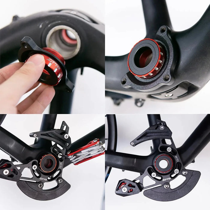 ZTTO CG04 MTB Bicycle Chain Guide Mountain Bike Pulley Chain Stabilizer 32-38T Bicycle Chain Protector - Black - 6