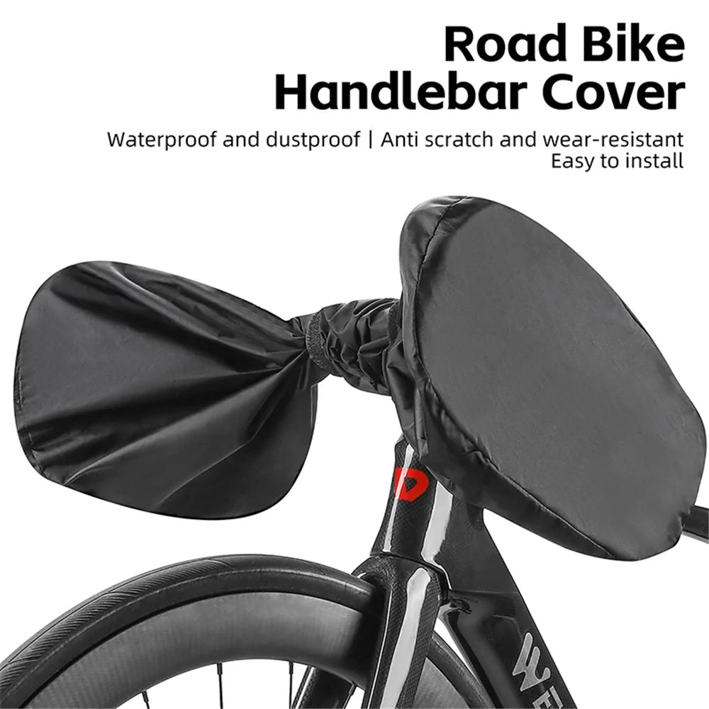 WEST BIKING YP0719375 Bicycle Handlebar Cover 210D Nylon Road Bike Handlebar Dust Cover - 3
