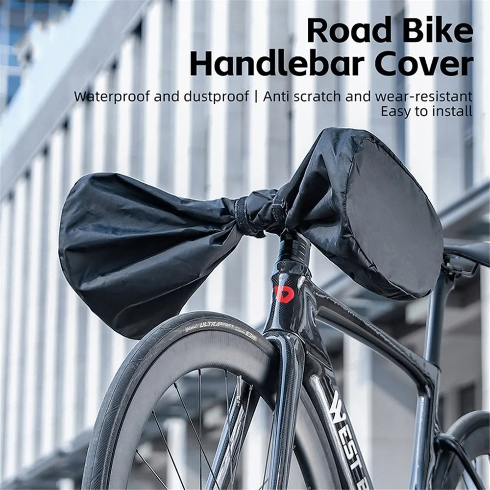 WEST BIKING YP0719375 Bicycle Handlebar Cover 210D Nylon Road Bike Handlebar Dust Cover - 6