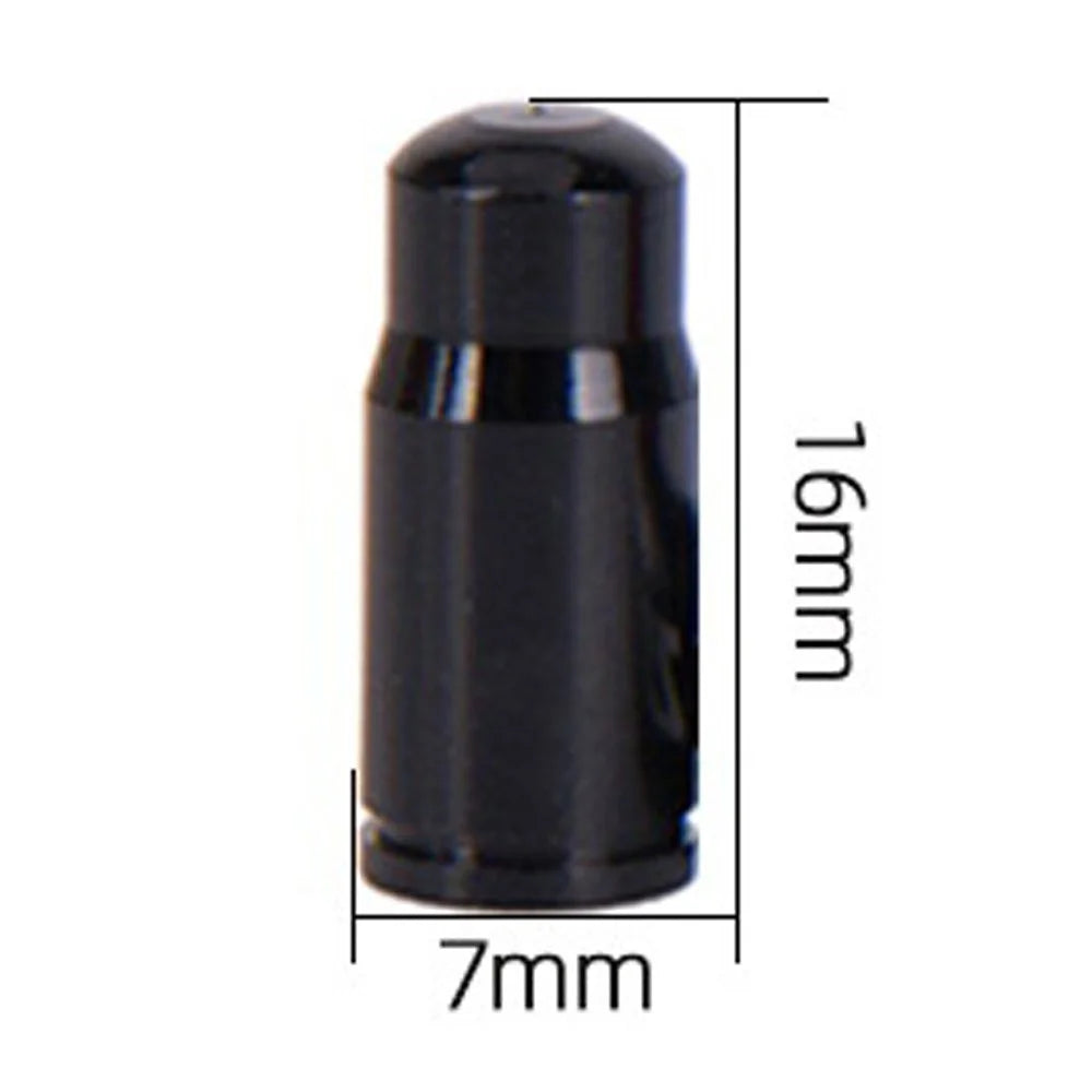 ZTTO 1Pc Aluminum Alloy Bicycle Tire Valve Cap Bike Presta Valve Dustproof Cap - Black - 3