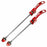 ZTTO QR1 1 Pair Bike Axle Quick Release Skewer MTB Bicycle Front Rear Axle Wheel Hub Quick Release Rod - Red - 1