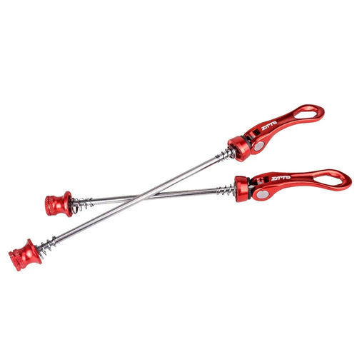 ZTTO LXKCG 1 Pair Bicycle Quick Release Skewer Bike Rear Wheel Quick Release Replacement Axle - Red - 1