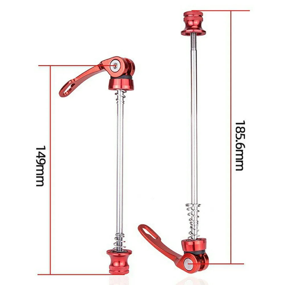 ZTTO JYK2 Cycling Wheel Hub Quick Release Lever Aluminum Alloy Front Rear Skewer Set - Blue - 4