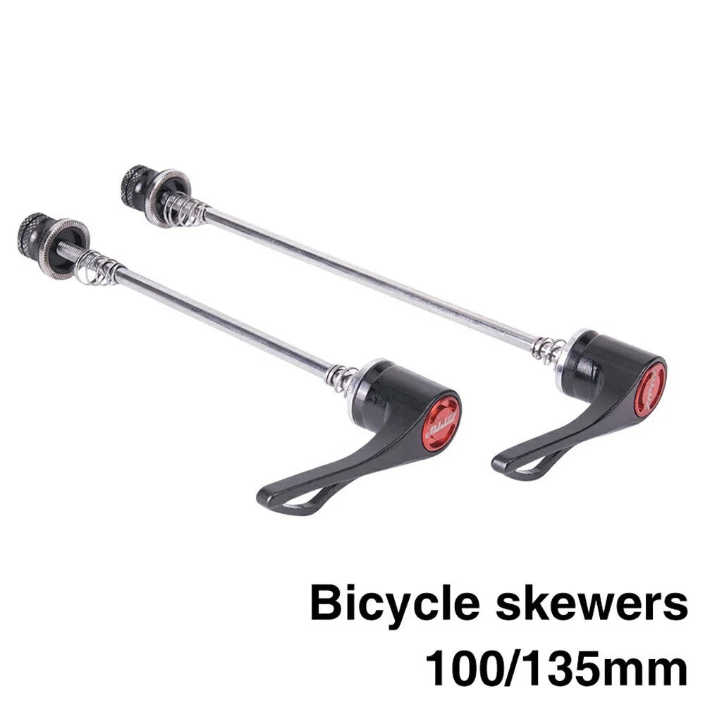 ZTTO QR3 1 Pair MTB Road Bike Axle Skewer Front Rear Wheel Hub Quick Release Rod - Black - 4