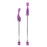 ZTTO Cycling Wheel Hub Front Rear Skewer Aluminum Alloy Handle Quick Release Lever Set - Purple - 1