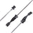 ZTTO Cycling Wheel Hub Front Rear Skewer Aluminum Alloy Handle Quick Release Lever Set - Purple - 4