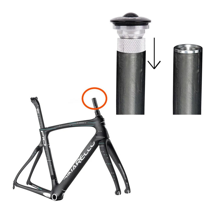ZTTO PZ1 28.6mm Bike Front Fork Headset Expander Top Cap Aluminum Expansion Bolt - 5