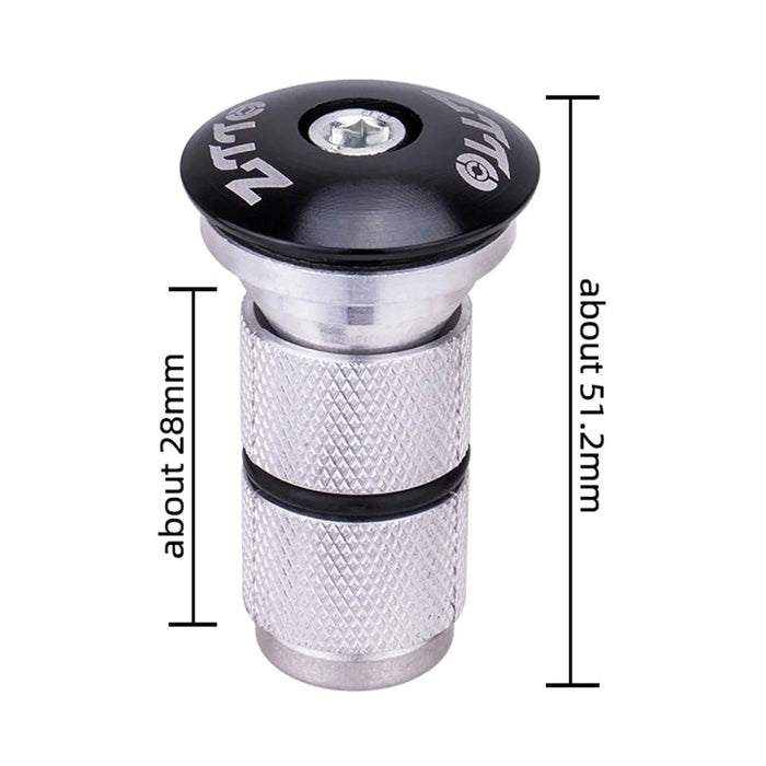 ZTTO PZ1 28.6mm Bike Front Fork Headset Expander Top Cap Aluminum Expansion Bolt - 6