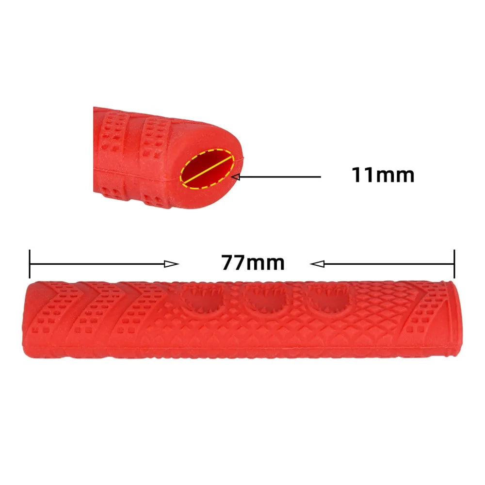 ZTTO SBT2 1 Pair Bike Silicone Brake Grip Sleeve Anti-slip Brake Handle Protective Cover - Black - 6