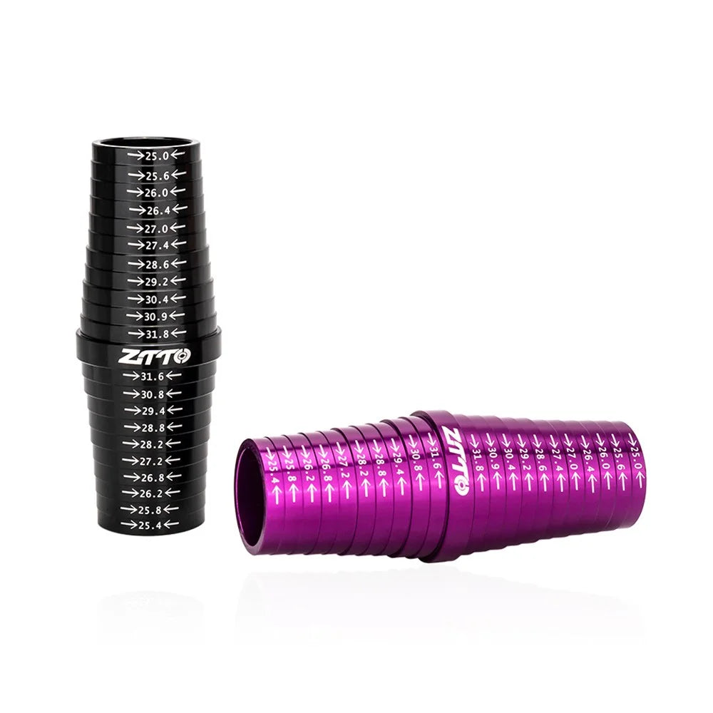 ZTTO ZGCL Metal Bike Seat Tube Seatpost Size Measurement Sizing Gauge for 25mm-31.8mm - Black - 5