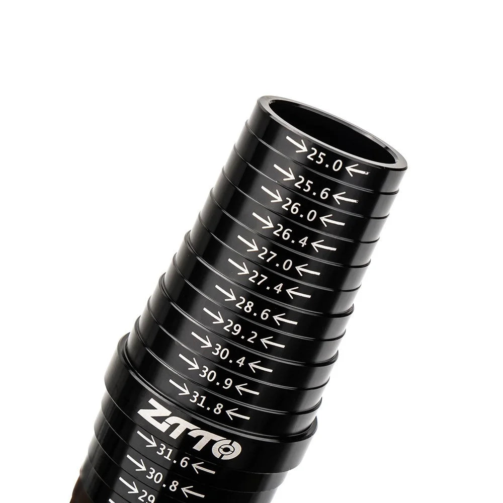 ZTTO ZGCL Metal Bike Seat Tube Seatpost Size Measurement Sizing Gauge for 25mm-31.8mm - Black - 6