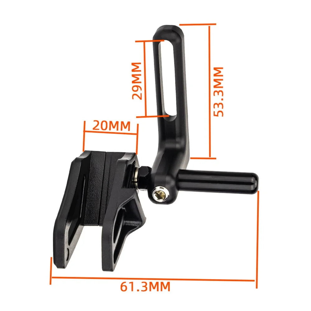 ZTTO CG17 Aluminum Alloy Direct Mount Chainring Guard Mountain Bike Pulley Chain Stabilizer - 31.8mm / Black - 7