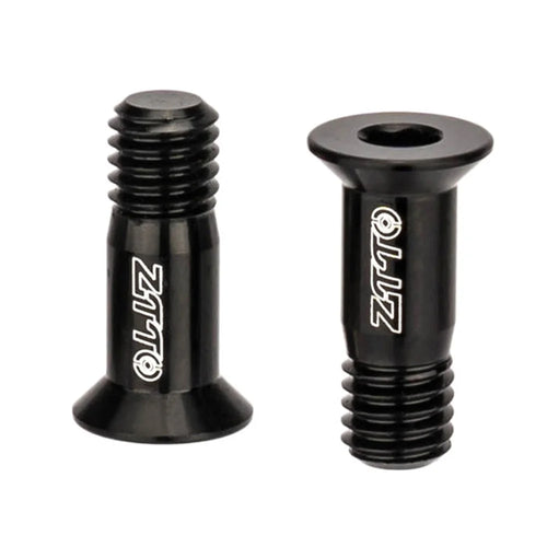 ZTTO 2Pcs Bicycle Rear Derailleur Wheel Fixed Screw Bike Transmission Guide Sprocket Screws, M5x14.2 - Black - 1