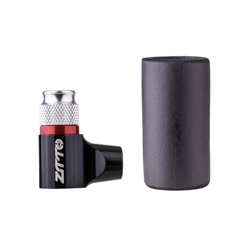 ZTTO JG-1025e Mini CO2 Inflator Hand Pump Compatible with Schrader Presta Valve (No CO2 Cartridges) - 1