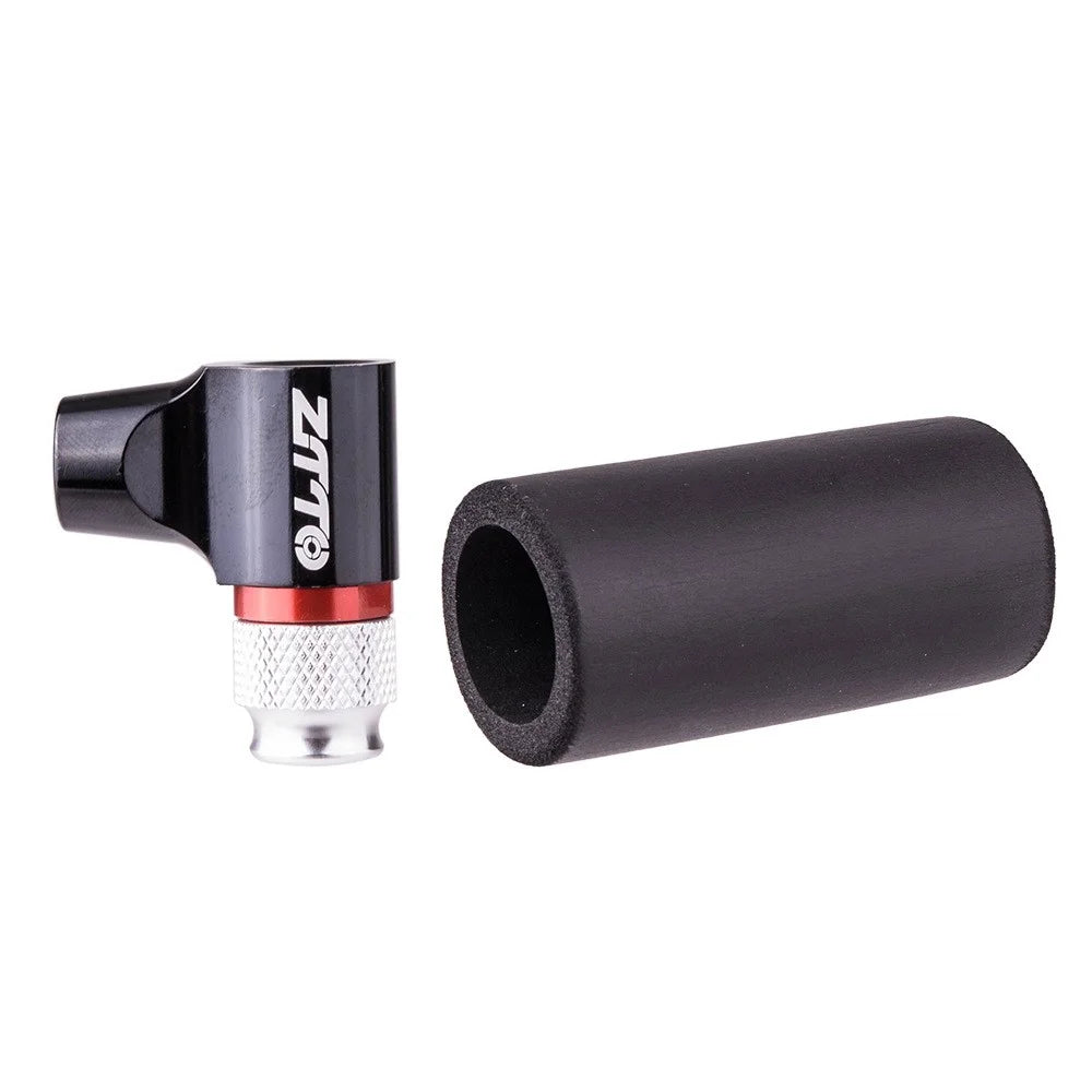 ZTTO JG-1025e Mini CO2 Inflator Hand Pump Compatible with Schrader Presta Valve (No CO2 Cartridges) - 2