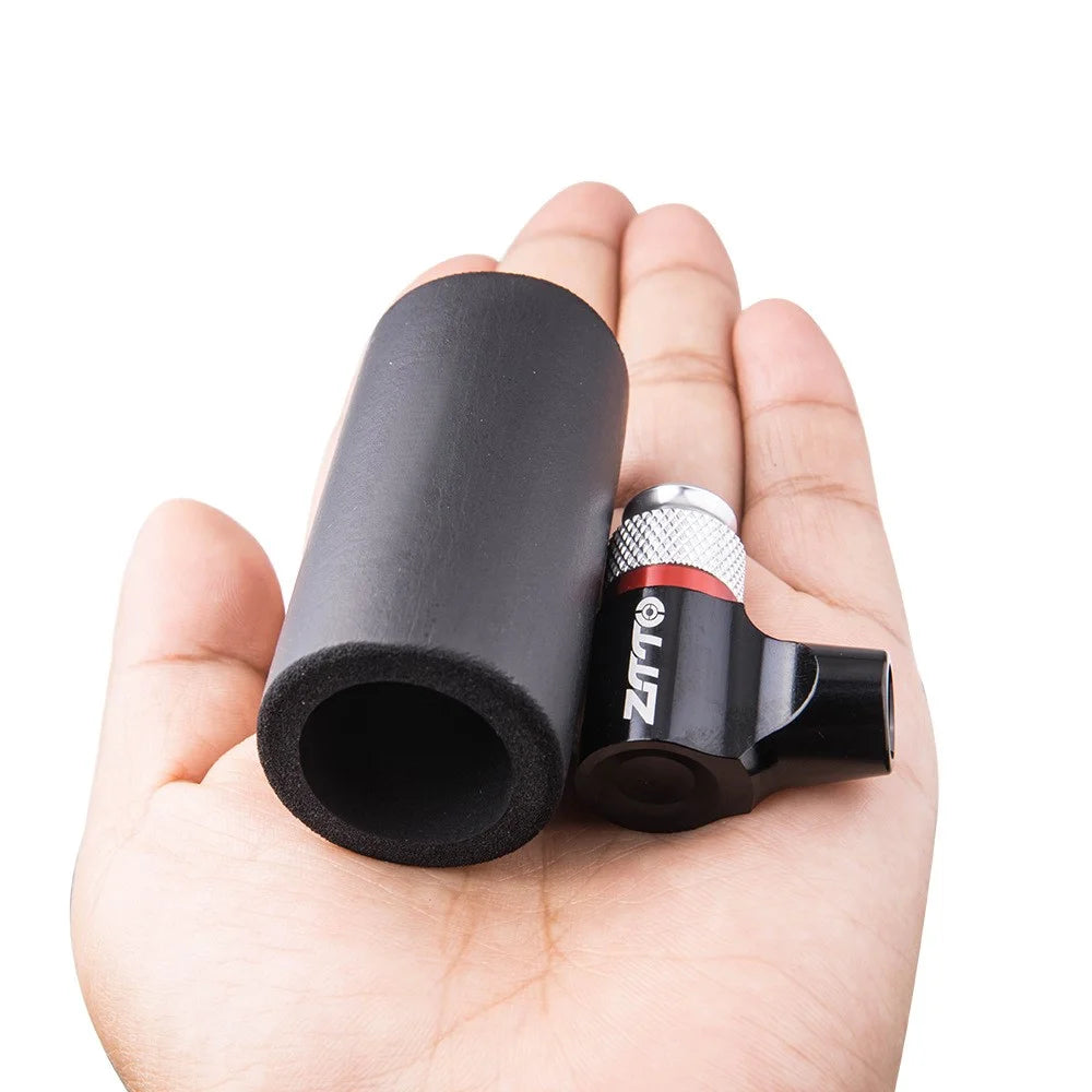 ZTTO JG-1025e Mini CO2 Inflator Hand Pump Compatible with Schrader Presta Valve (No CO2 Cartridges) - 4