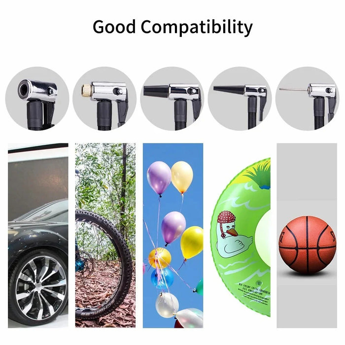 ZTTO WXCQB Electric Pump 2000mAh Smart Air Pump Fast Ball Inflation with Digital Display - Black - 5